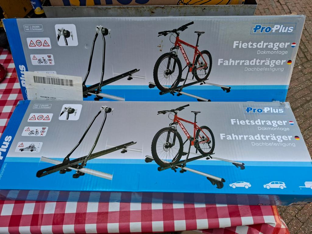 2x Splinternieuwe Pro Plus Fietsendrager Dakmontage, Ophalen of Verzenden