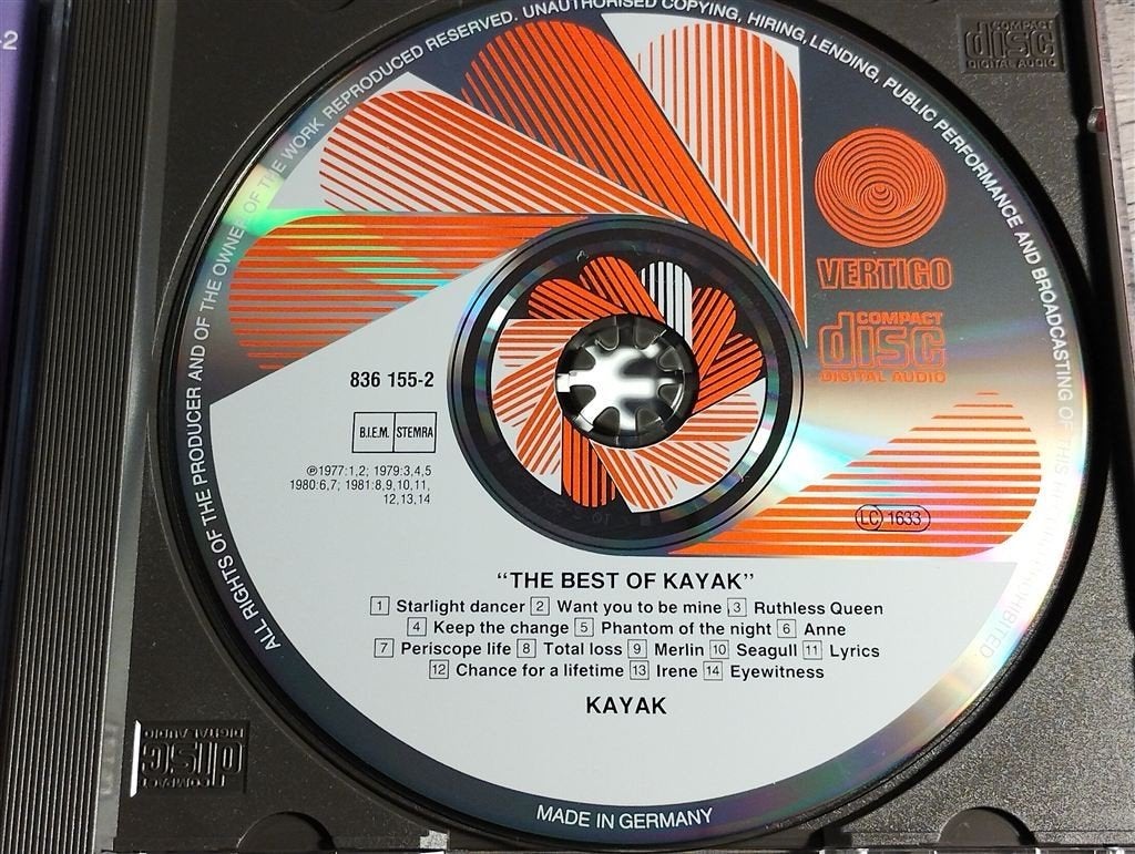 Kayak ‎- The Best Of Kayak, Cd's en Dvd's, Ophalen of Verzenden, Zo goed als nieuw, Poprock