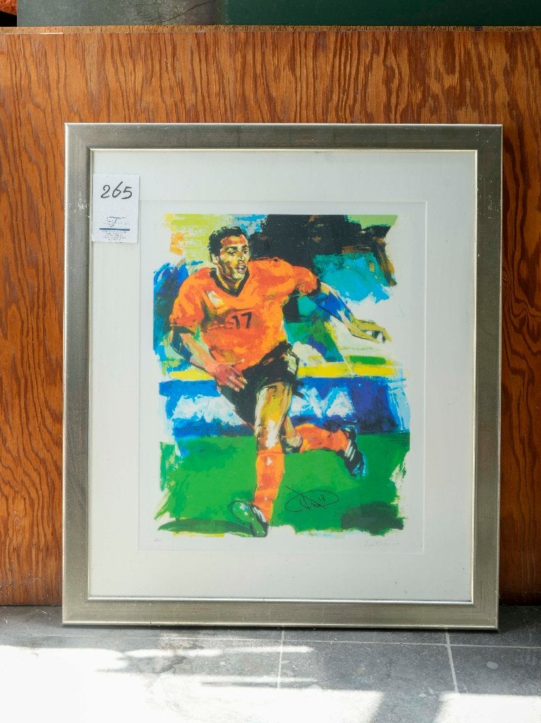 Lou Thissen Nederlands elftal zeefdrukken (2004), Ophalen, Zeefdruk, Sport, Gesigneerd