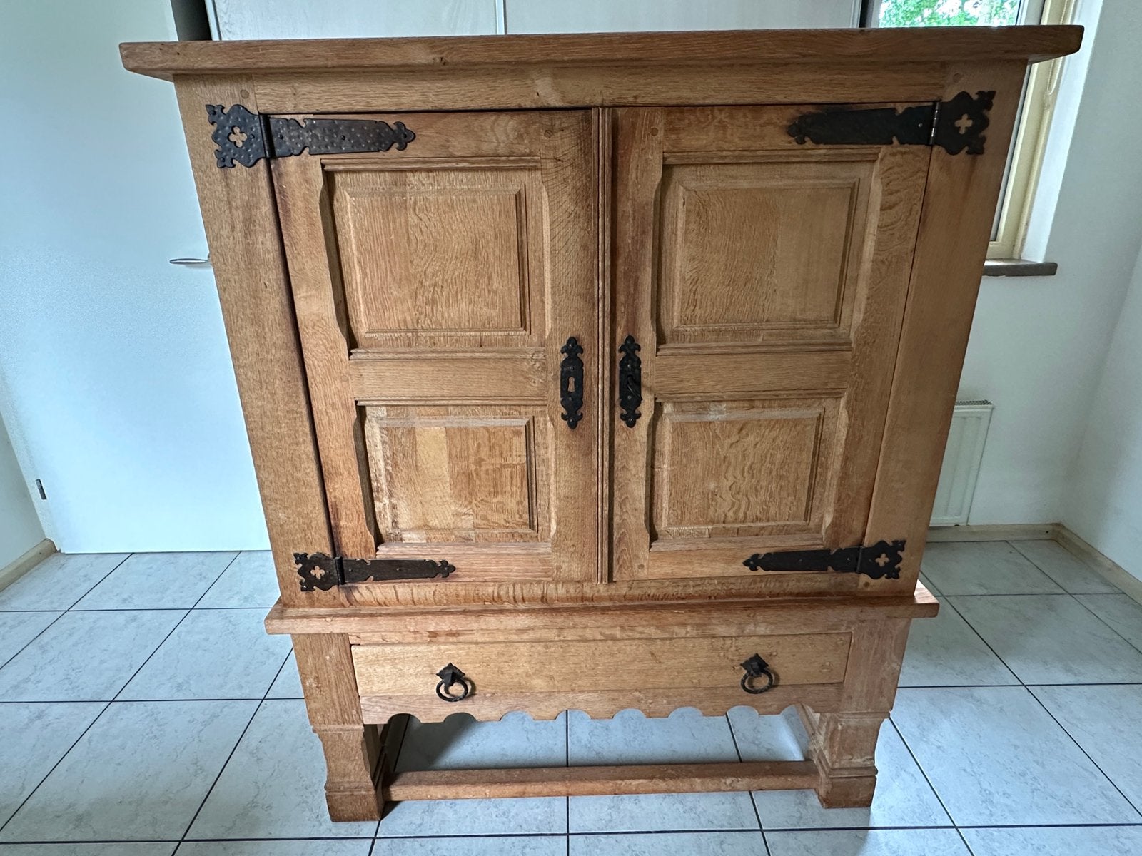 Antieke Mechelse Kast met Lade, Ophalen