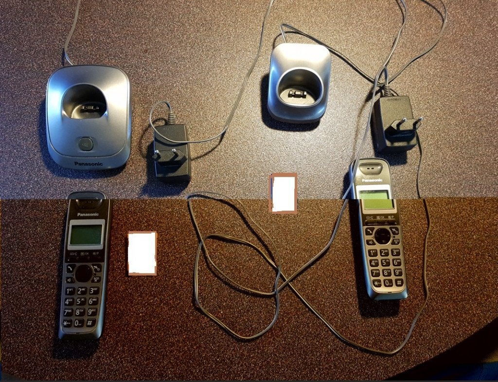 Vaste telefoon / 2 handsets, Telecommunicatie, Ophalen of Verzenden, Gebruikt, 2 handsets