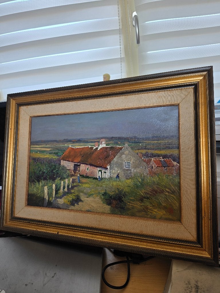 Olieverfschilderij J.M. Graadt van Roggen, Antiek en Kunst, Kunst | Schilderijen | Klassiek, Doek, Realistisch, Ophalen of Verzenden