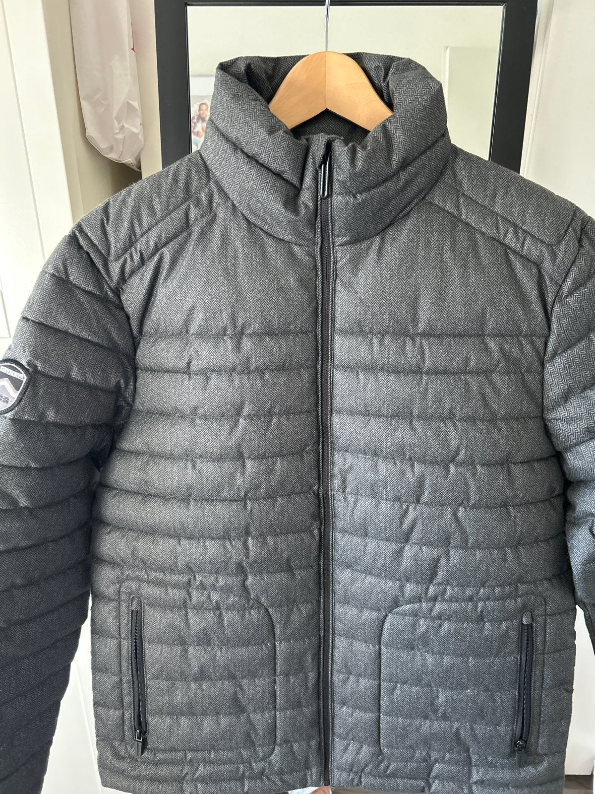 Superdry heren winterjas - Maat XL, Ophalen of Verzenden, Zo goed als nieuw, Maat 56/58 (XL), Grijs