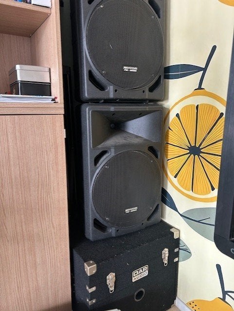 Muziekinstallatie met 2 JBSYSTEMS PSX Series boxen, Ophalen, Gebruikt, Overige merken