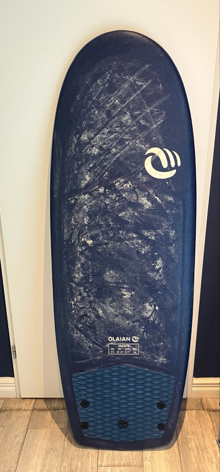 Olaian Foamtastic 5'4" Softtop Surfboard, Watersport en Boten, Ophalen, Gebruikt, Funboard, Met vinnen
