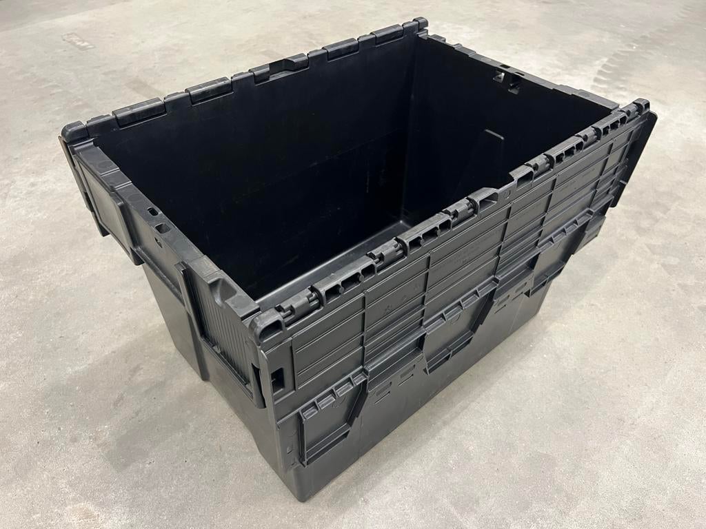 Distributiebakken Transportbakken zwart 60x40x40 tot 2500st, Doe-het-zelf en Verbouw, Kratten en Dozen, Ophalen, 40 tot 60 cm