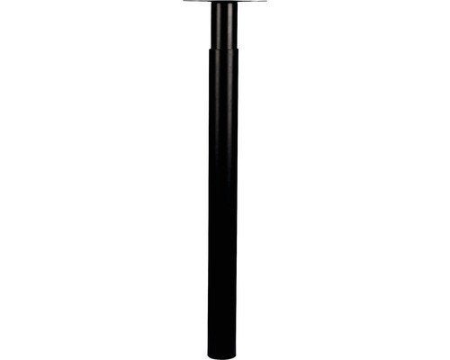 Tafelpoot, Verstelbare voet meubel poot tess zwart, Ophalen, Tafelpoot, 100 tot 150 cm, Rond
