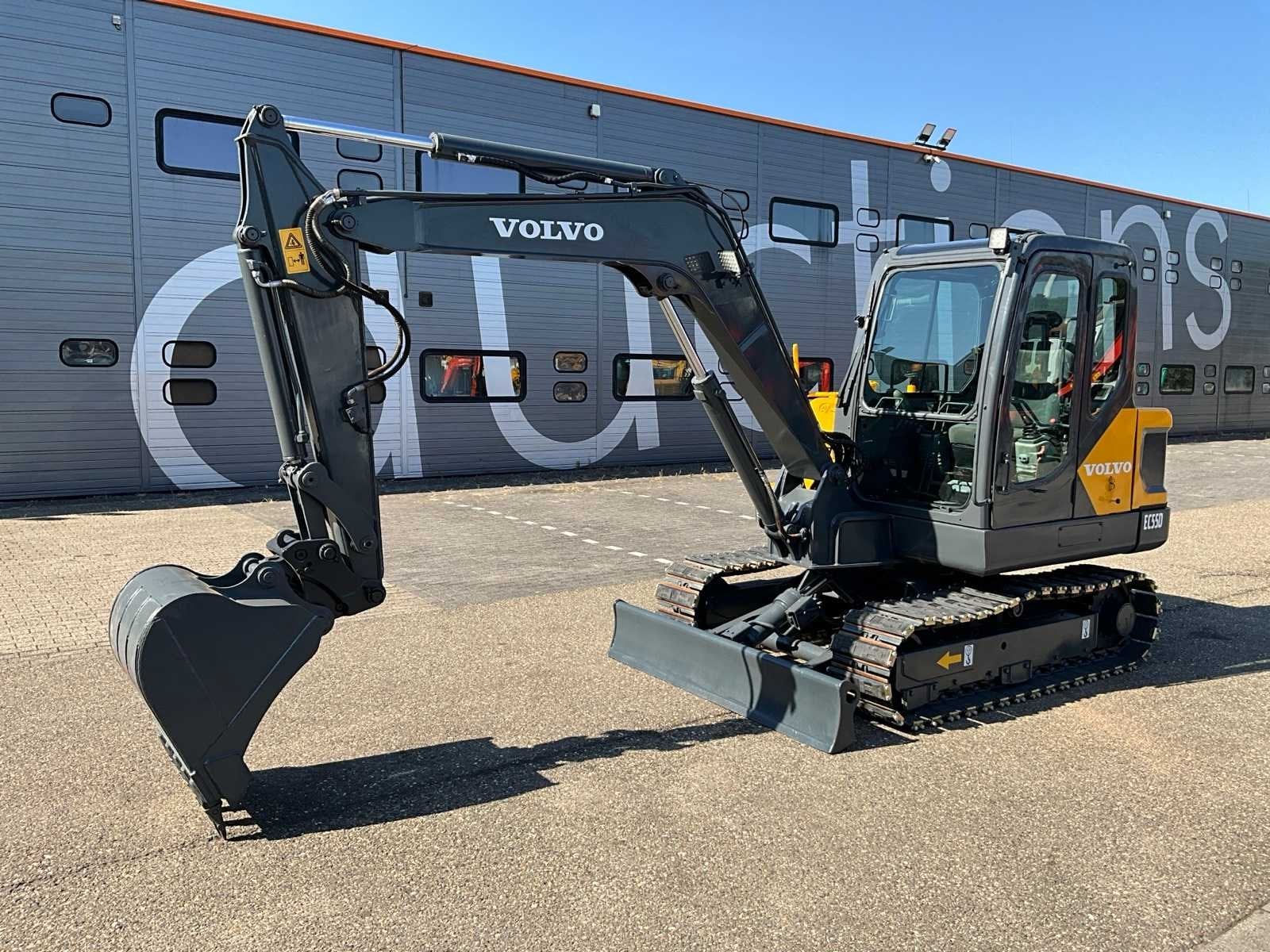 2018 Volvo EC55D Midigraafmachine, Graafmachine