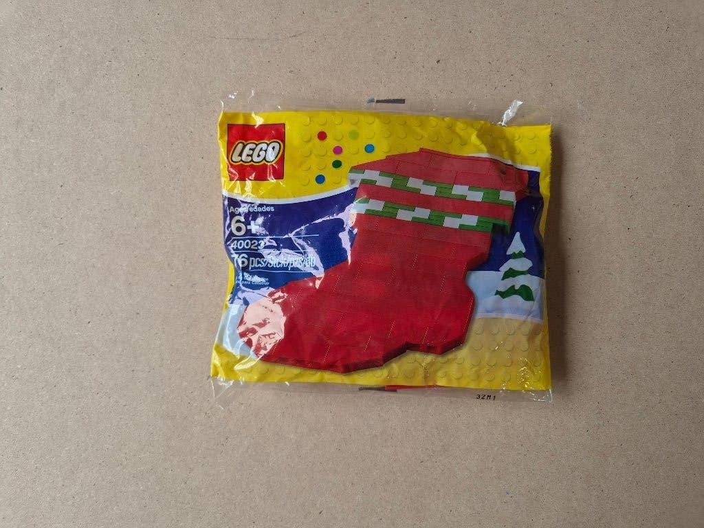 Lego 40023 Holiday Stocking polybag (kerstsok), Overige thema's, Inclusief instructies, Lego, Nieuw