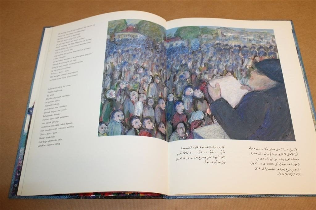 Koning van Paars Hield — NL, Turks, Arabisch Prentenboek, Ophalen of Verzenden, Gelezen