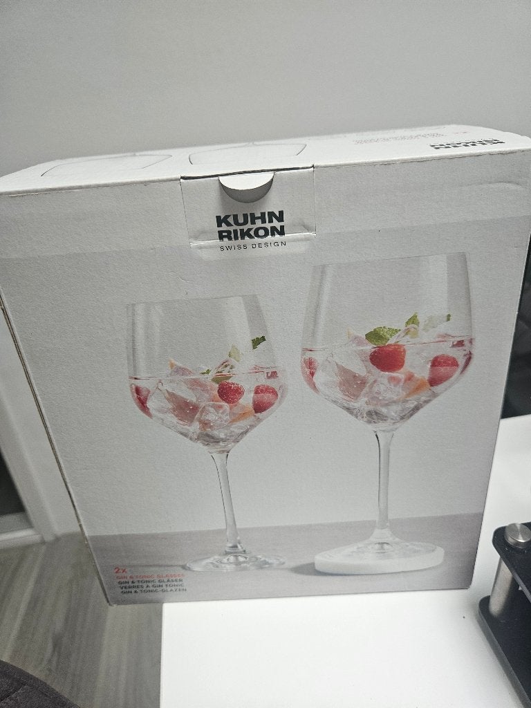 Kuhn Rikon Gin-tonicglazen set 2 stuks 650ML, Ophalen, Nieuw, Overige typen