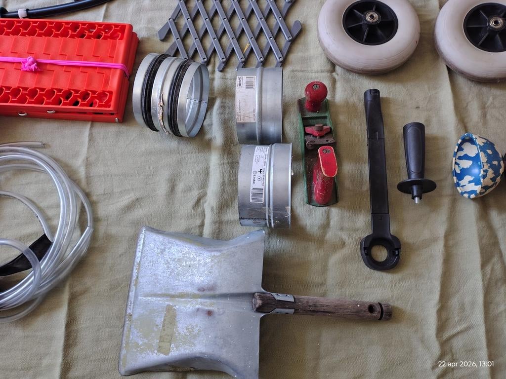 diverse spullen, tyleen 16 mm zaag, verbouwing, kamperen., Ophalen, Gebruikt