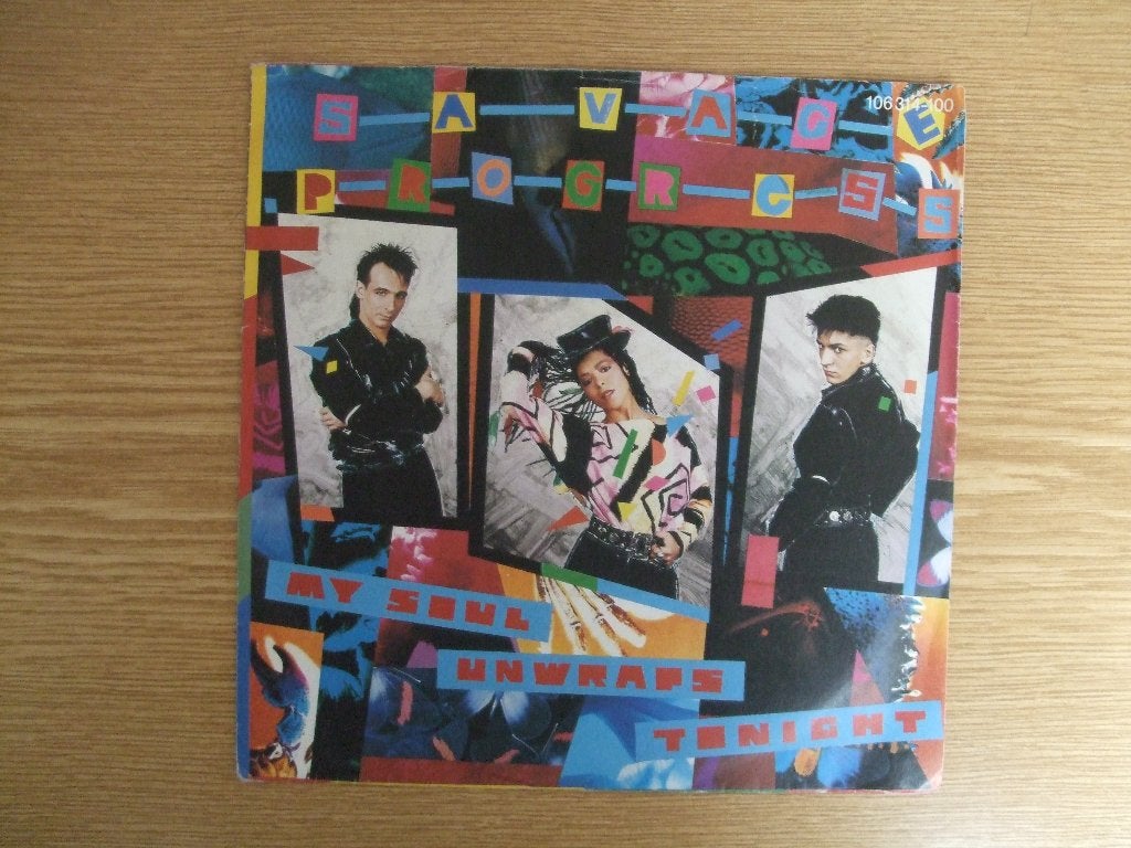 SAVAGE PROGRESS     MY SOUL UNWRAPS TONIGHT / TIN MAN, 7 inch, Ophalen of Verzenden, Zo goed als nieuw, Pop