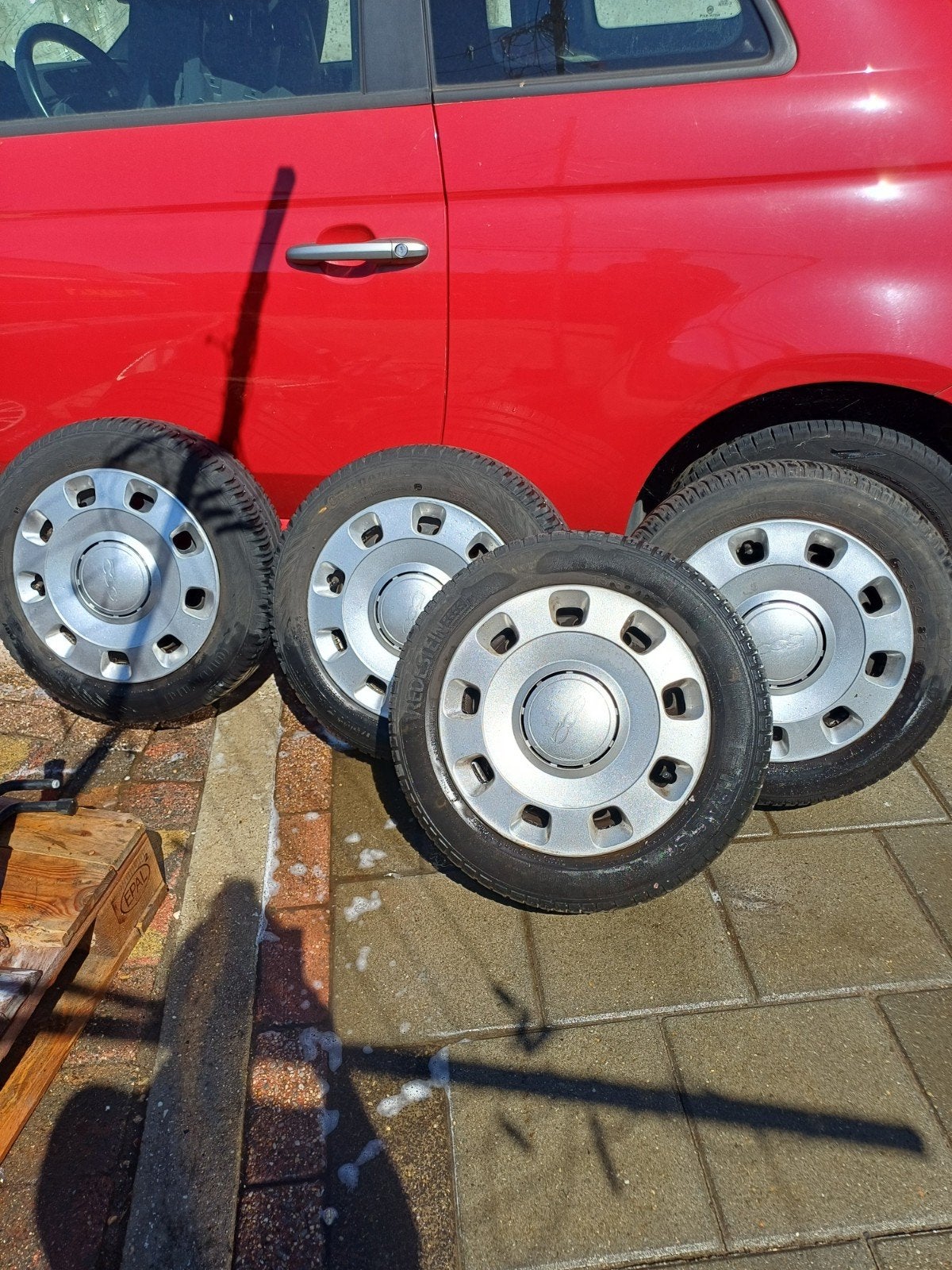 banden set compleet, Ophalen, Fiat