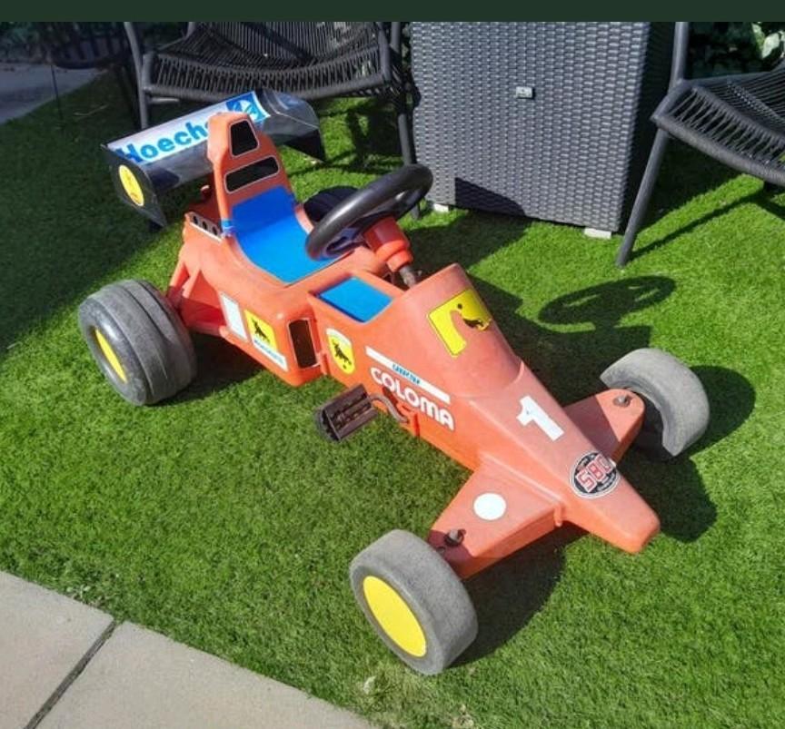 Vintage Formule 1 trapauto Ferrari jaren 90 Alain Prost, Ophalen, Gebruikt, Overige merken