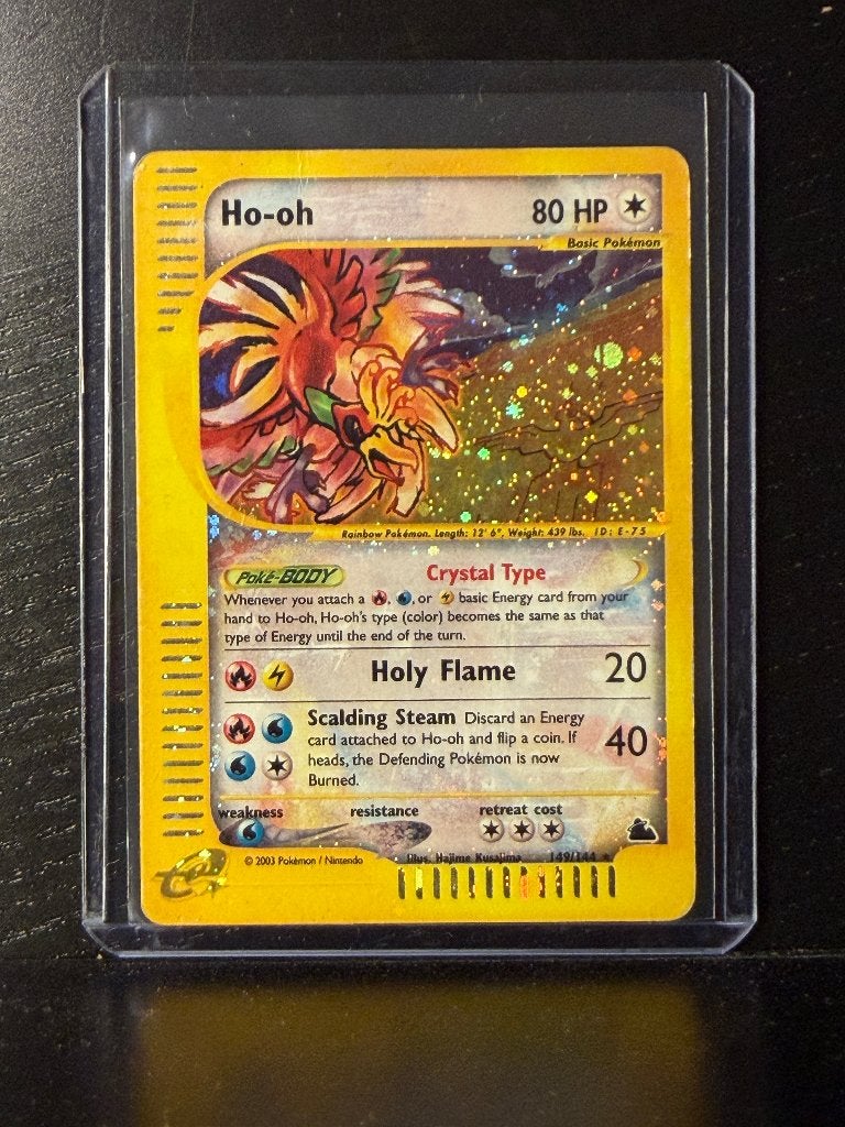 Ho-oh Crystal (149), Hobby en Vrije tijd, Verzamelkaartspellen | Pokémon, Ophalen of Verzenden, Gebruikt, Losse kaart, Foil
