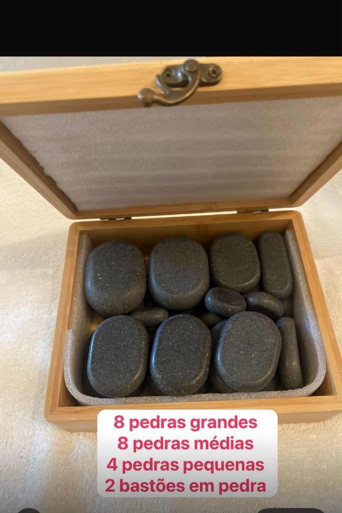 Hot stone massage, Ophalen of Verzenden, Zo goed als nieuw, Hotstone