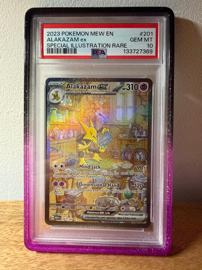 PSA 10 Alakazam ex 201/165 Special Illustration Rare 151, Hobby en Vrije tijd, Verzamelkaartspellen | Pokémon, Ophalen of Verzenden