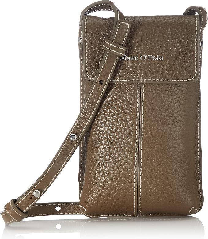 NIEUW: Marc o'Polo telefoontasje - echt leer - khaki bruin, Verzenden, Nieuw, Bruin, Overige typen