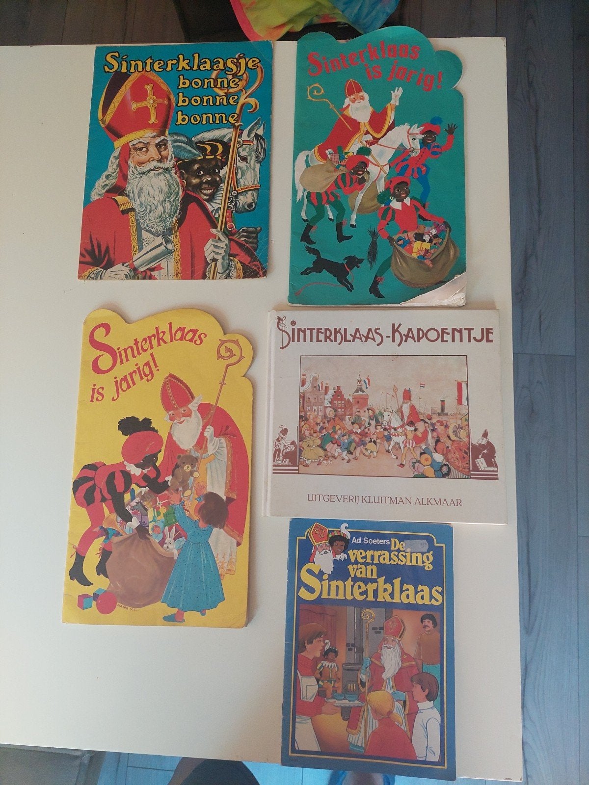 4 Vintage Sinterklaas liederen boekjes - originele teksten, Diversen, Ophalen of Verzenden, Gebruikt