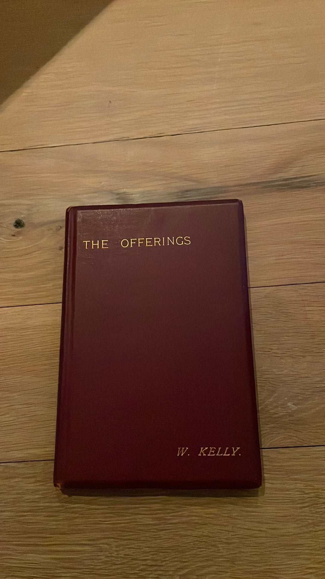 Book The Offerings - W. Kelly, Ophalen of Verzenden, Zo goed als nieuw