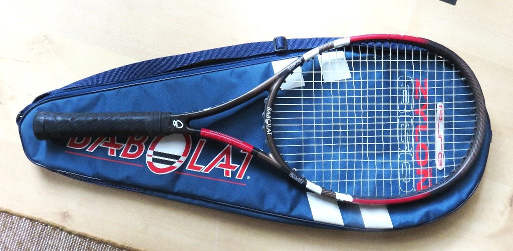 Babolat tennisracket, Sport en Fitness, Ophalen of Verzenden, Zo goed als nieuw, Racket, Babolat