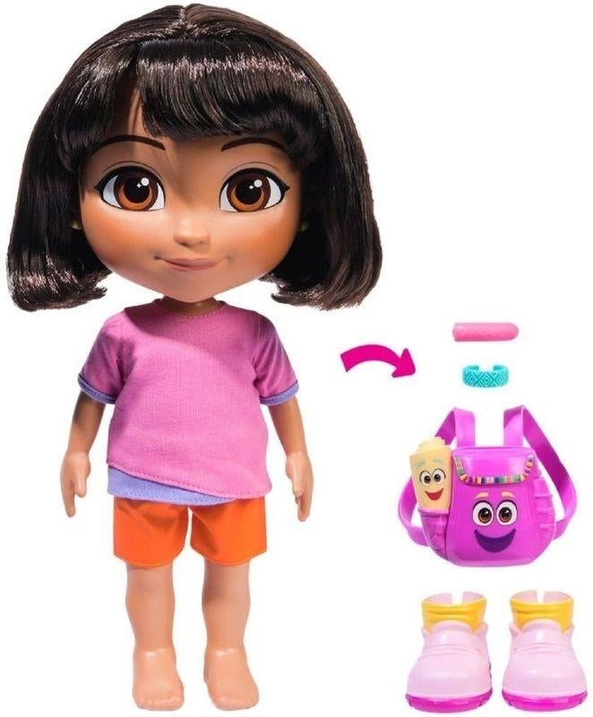 Dora pop met muziek en geluid 30 cm groot bieden vanaf €25,-, Ophalen of Verzenden, Nieuw, Overige typen