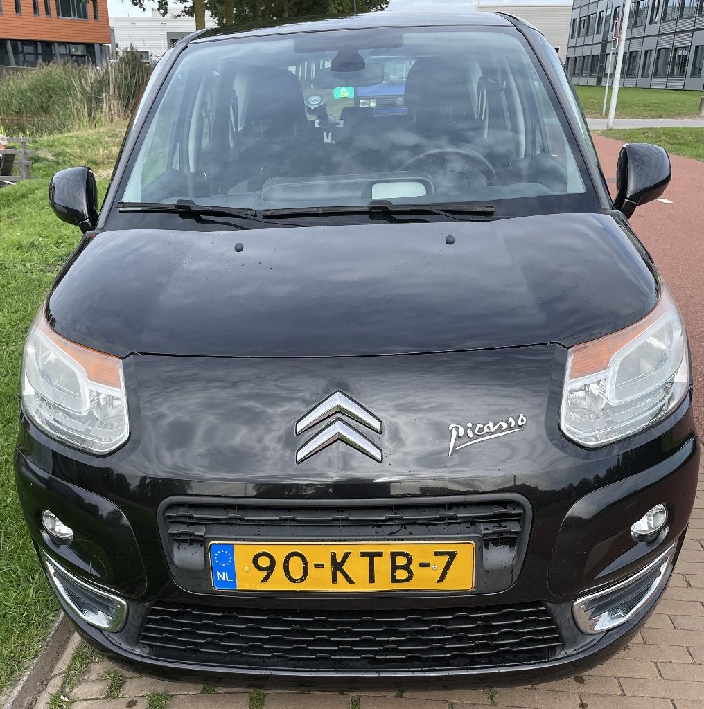 Citroën C3 Picasso 1.4 VTI 2010 Zwart, Auto's, Voorwielaandrijving, 15 km/l, Zwart, Origineel Nederlands