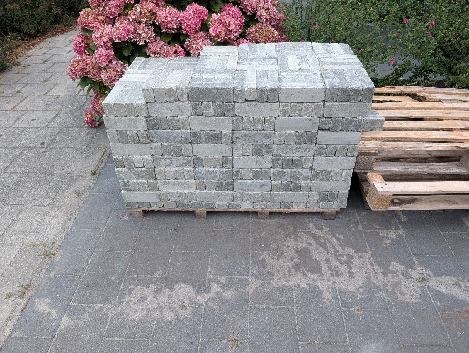 Kijlstra Waaltjes Grijs/Blauw - ca. 700 stuks (7m2), Tuin en Terras, Tegels en Klinkers, Ophalen, Klinkers, Nieuw, 5 tot 10 m²
