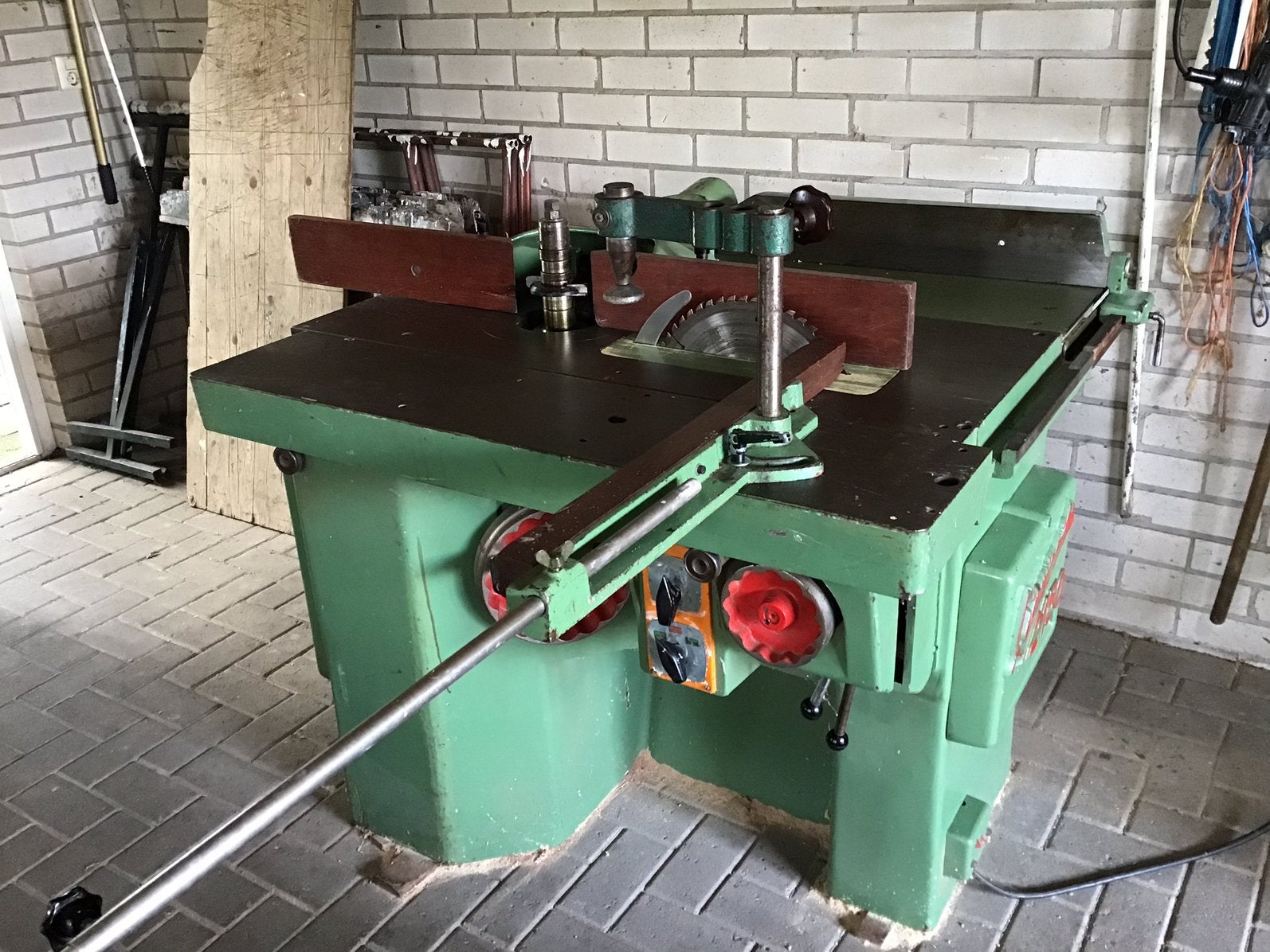Zaag en frees combinatie, Doe-het-zelf en Verbouw, Gereedschap | Overige machines, Ophalen, Gebruikt