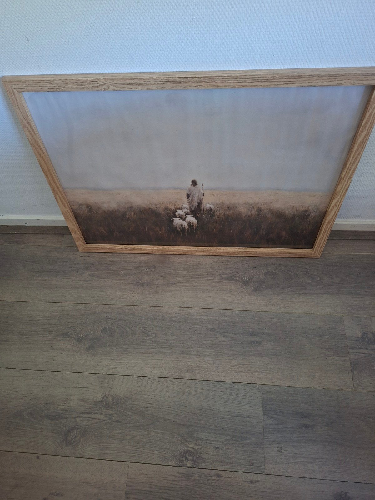 Schilderij 'De Goede Herder', 50 – 75, Nieuw, Ophalen of Verzenden, Schilderij
