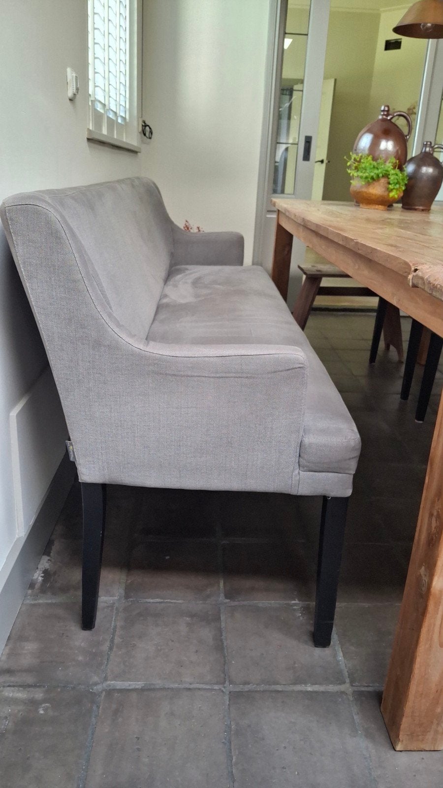 Bank voor de eettafel, Ophalen of Verzenden, 75 tot 100 cm