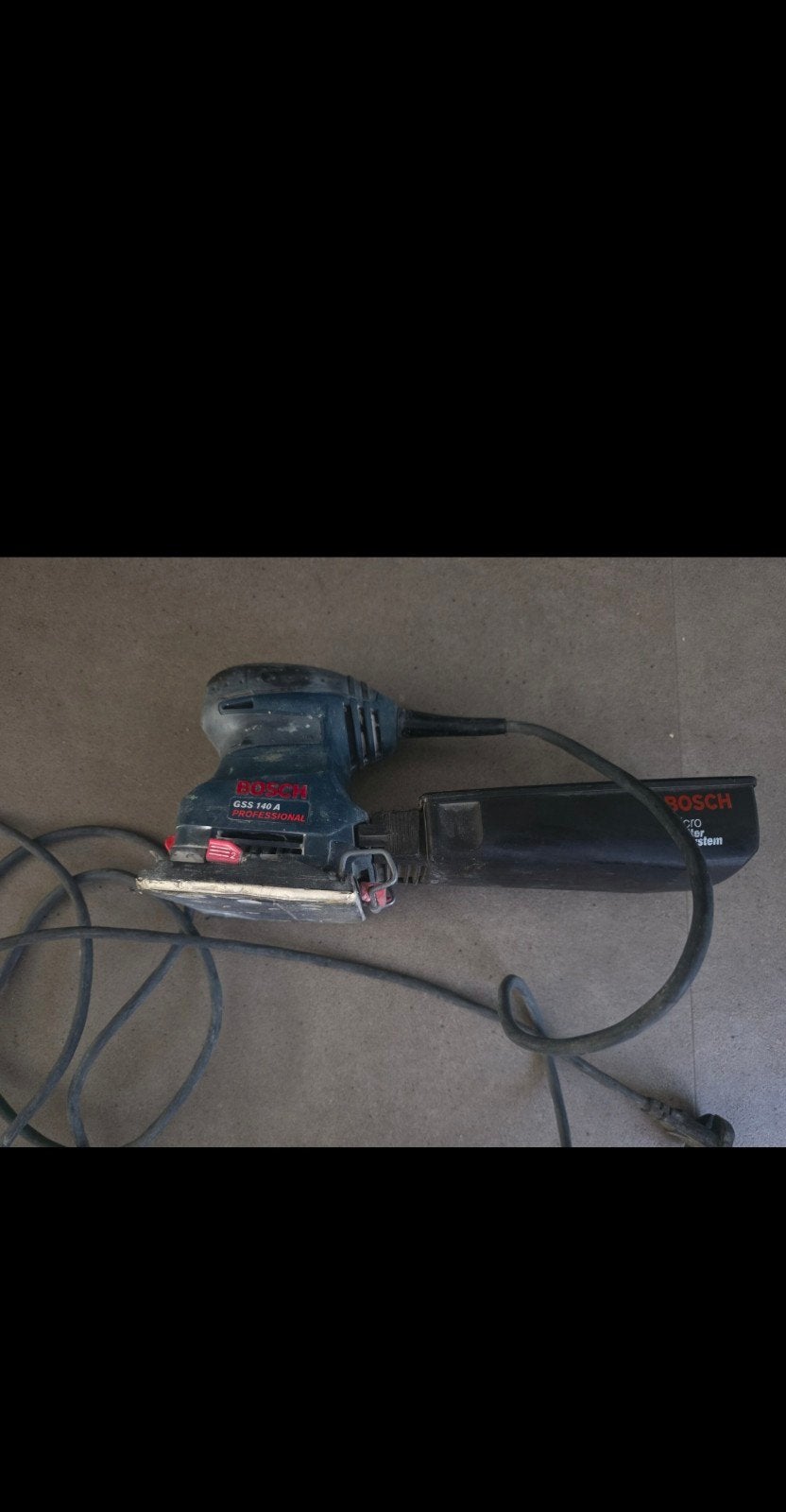 Bosch GSS 140 A Professional Vlakschuurmachine, Ophalen of Verzenden, Minder dan 600 watt, Vlakschuurmachine
