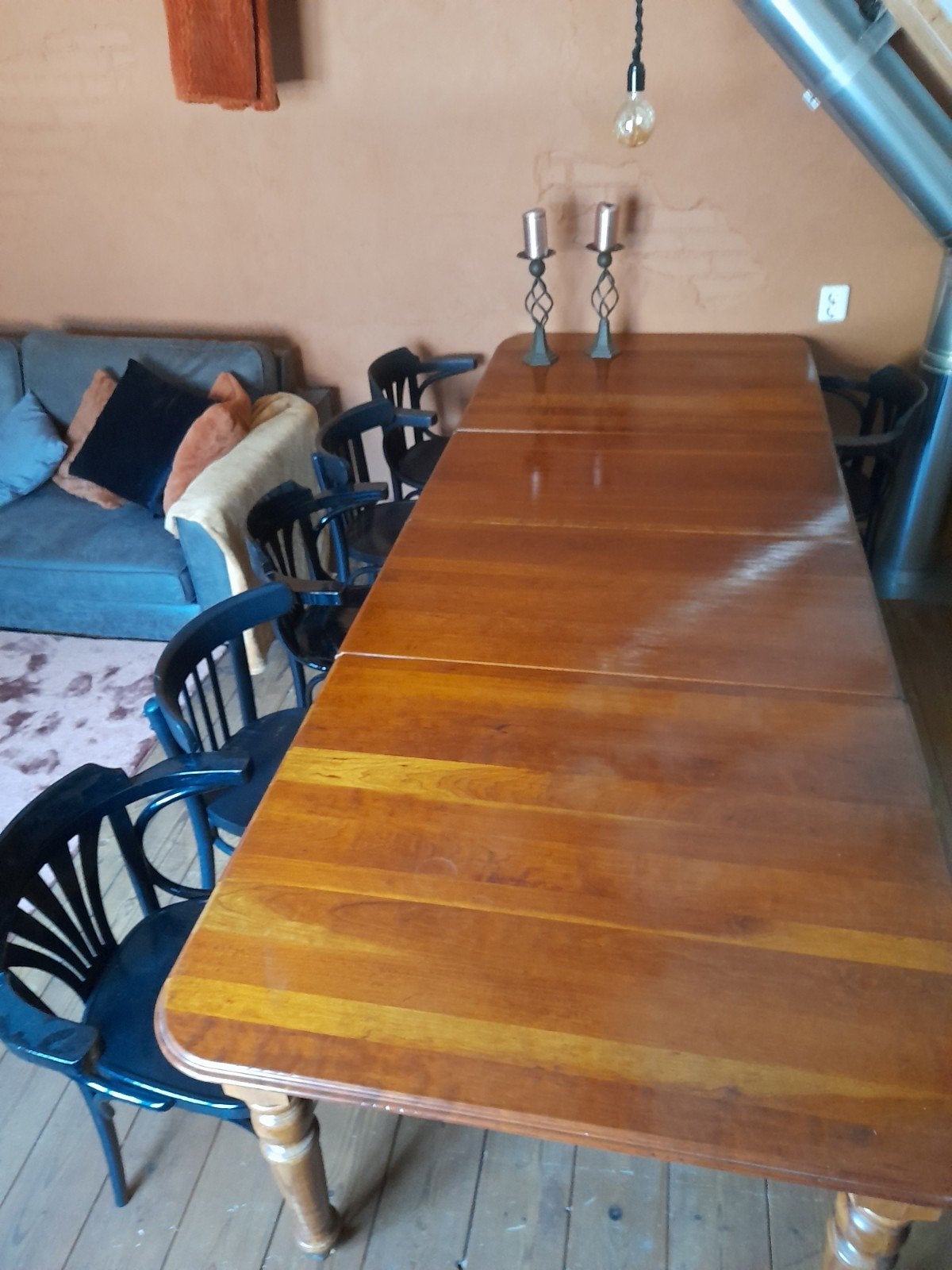 XXL Tafel met 5 poten., Ophalen, Gebruikt, 100 tot 150 cm, 200 cm of meer