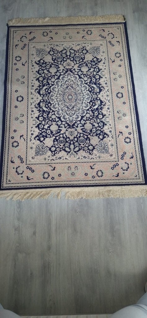 Antiek vloerkleed, Ophalen, Gebruikt, Blauw, 200 cm of meer