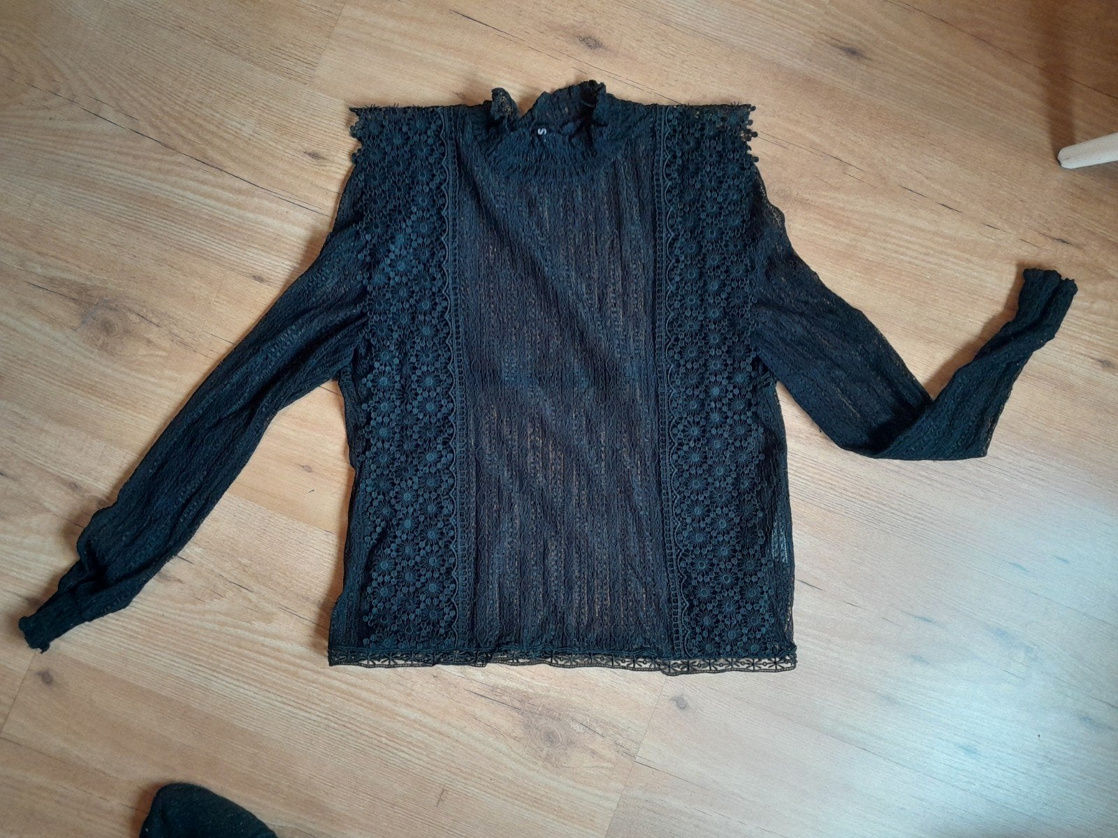 Leuke nieuwe zwarte top pieces maat s blouse, Maat 38/40 (M), Zwart, Nieuw, Ophalen of Verzenden