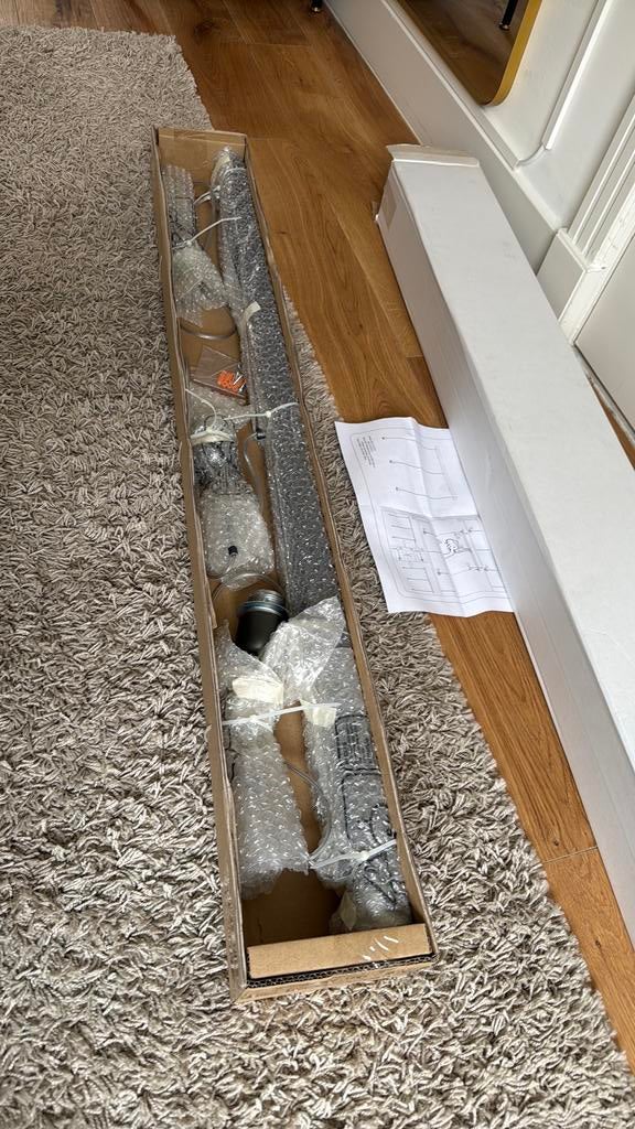 Loods 5 hanglamp antraciet, Ophalen, Nieuw, Overige materialen, 75 cm of meer