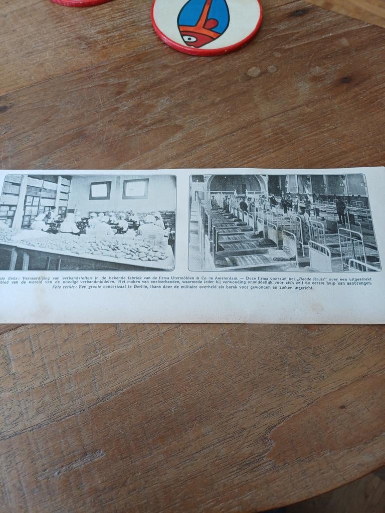 Knipsel firma Utermohlen Amsterdam 1914, Verzamelen, Ophalen of Verzenden, Voor 1920, Knipsel(s)