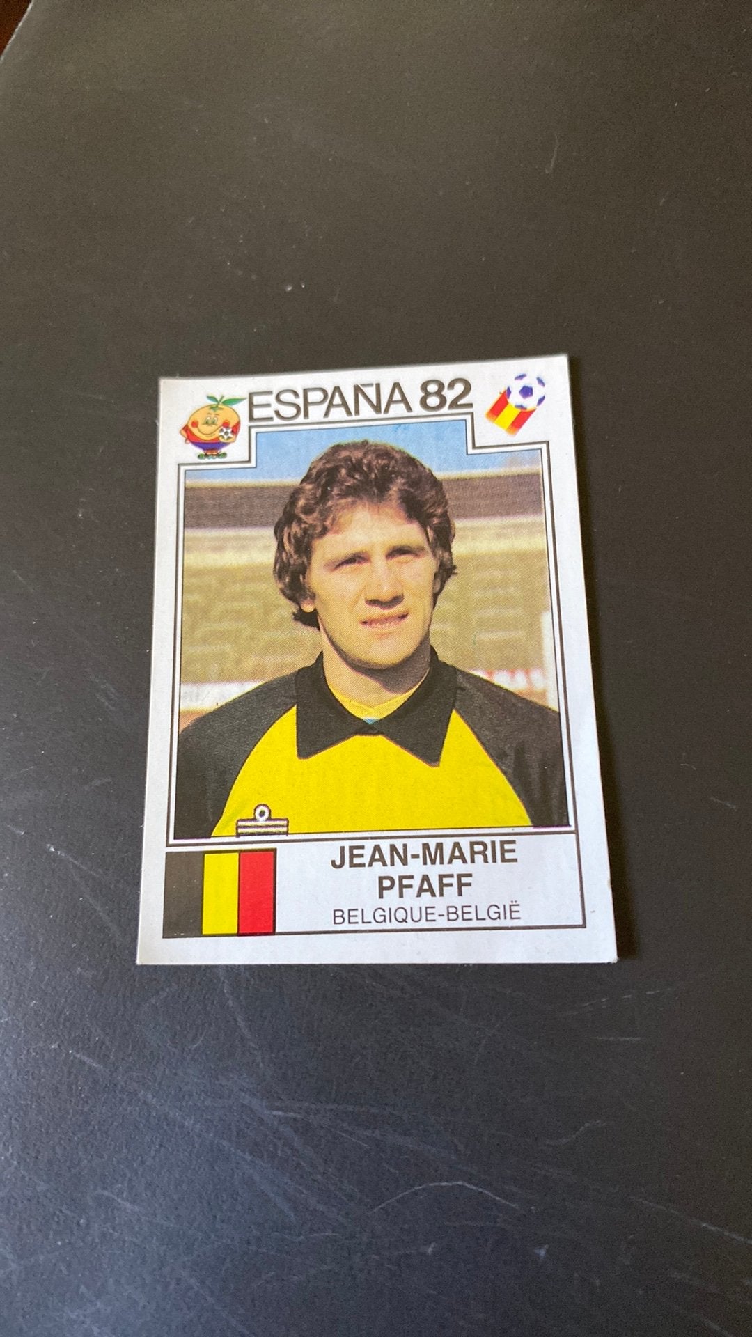 Panini wk 82 rookie pfaff, Ophalen of Verzenden, Zo goed als nieuw, Buitenlandse clubs, Poster, Plaatje of Sticker