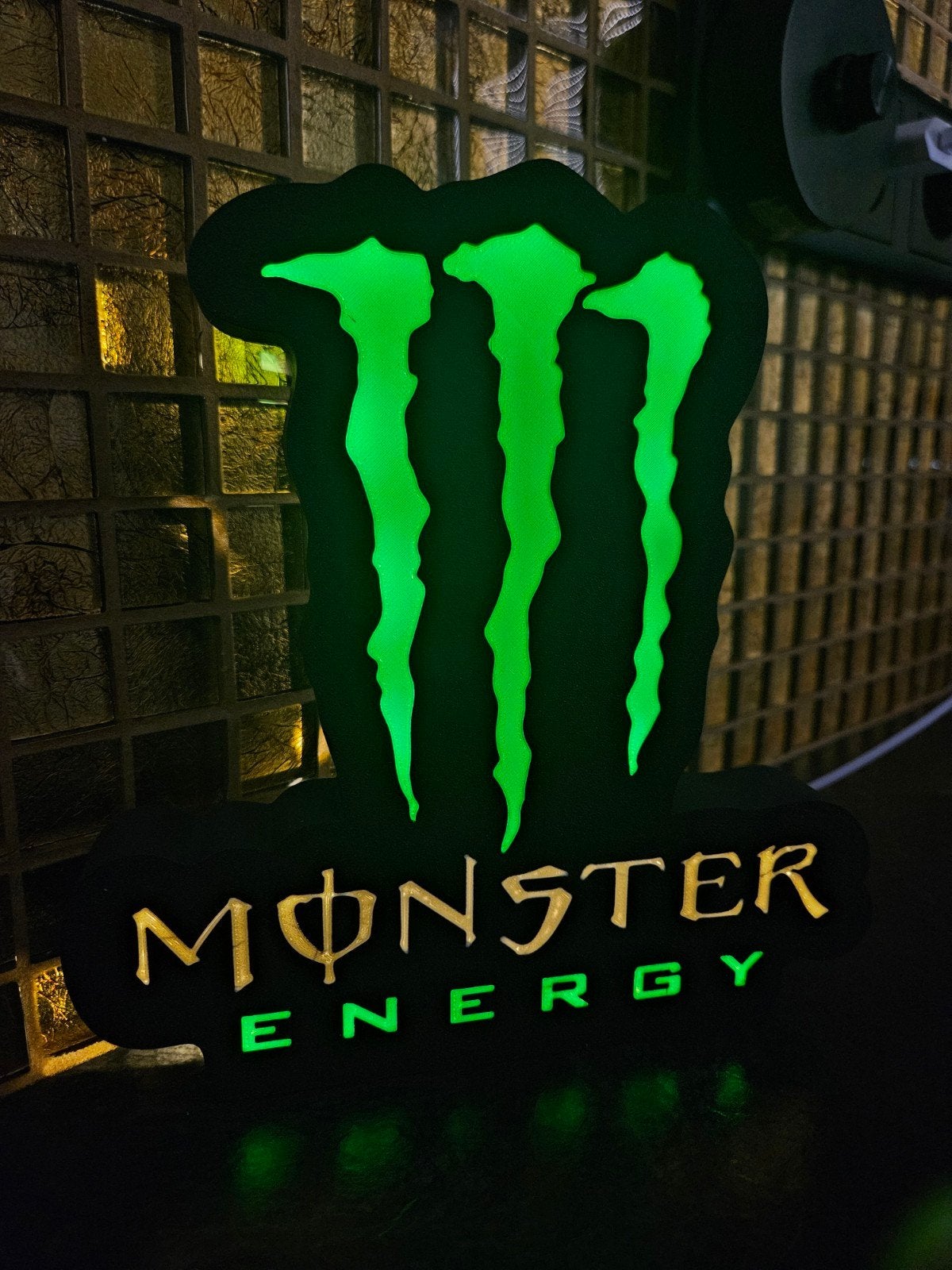 Monster energy lamp, Ophalen of Verzenden, Nieuw, Kunststof