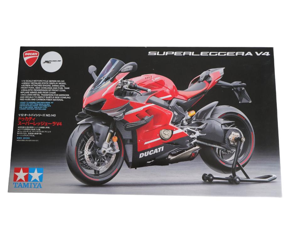 Tamiya 14140 1:12 Ducati Superleggera V4, Nieuw, Ophalen of Verzenden, Tamiya, Groter dan 1:32