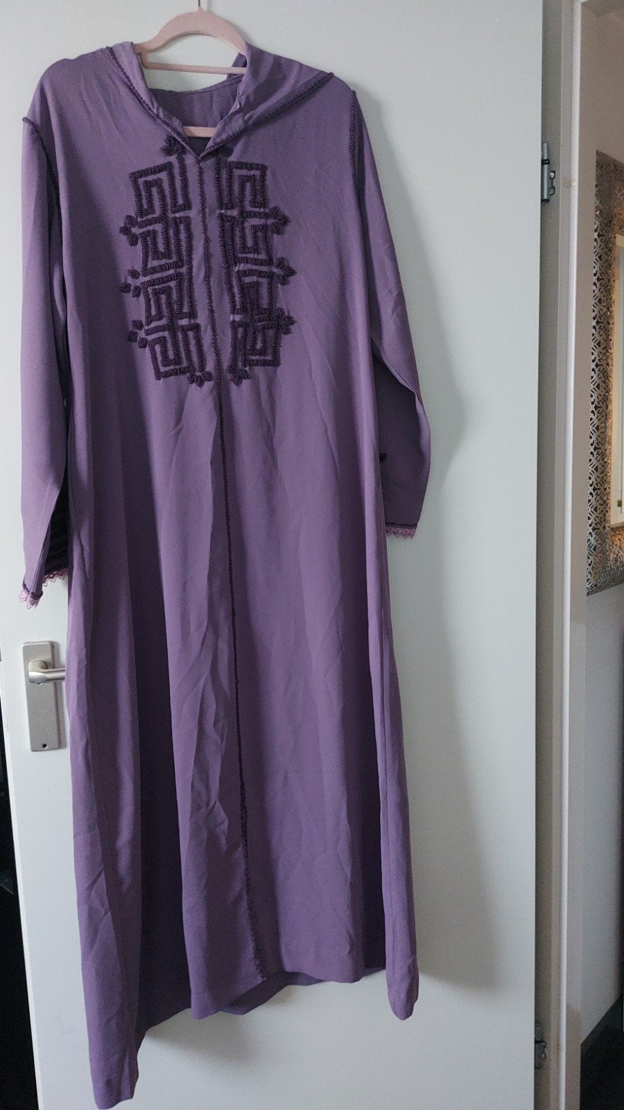 Mooie paarse jalaba, Kleding | Dames, Maat 38/40 (M), Overige typen, Paars, Ophalen of Verzenden