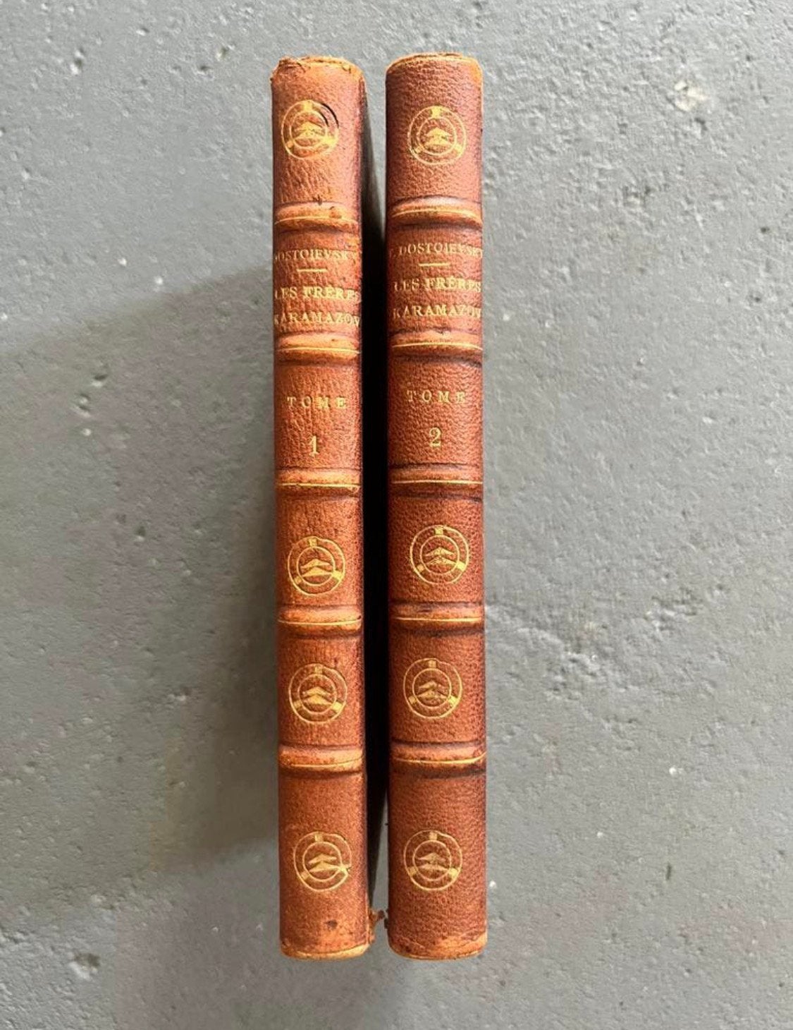 Dostoevsky Frères Karamazov Halpérine-Kaminsky boekband oud, Boeken, Ophalen, Zo goed als nieuw