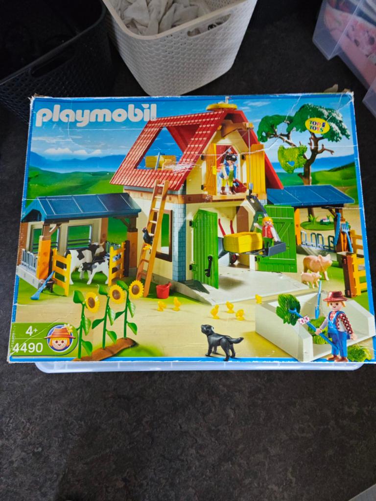 Playmobil Boerderij Set 4490, Kinderen en Baby's, Speelgoed | Playmobil, Ophalen, Gebruikt, Complete set