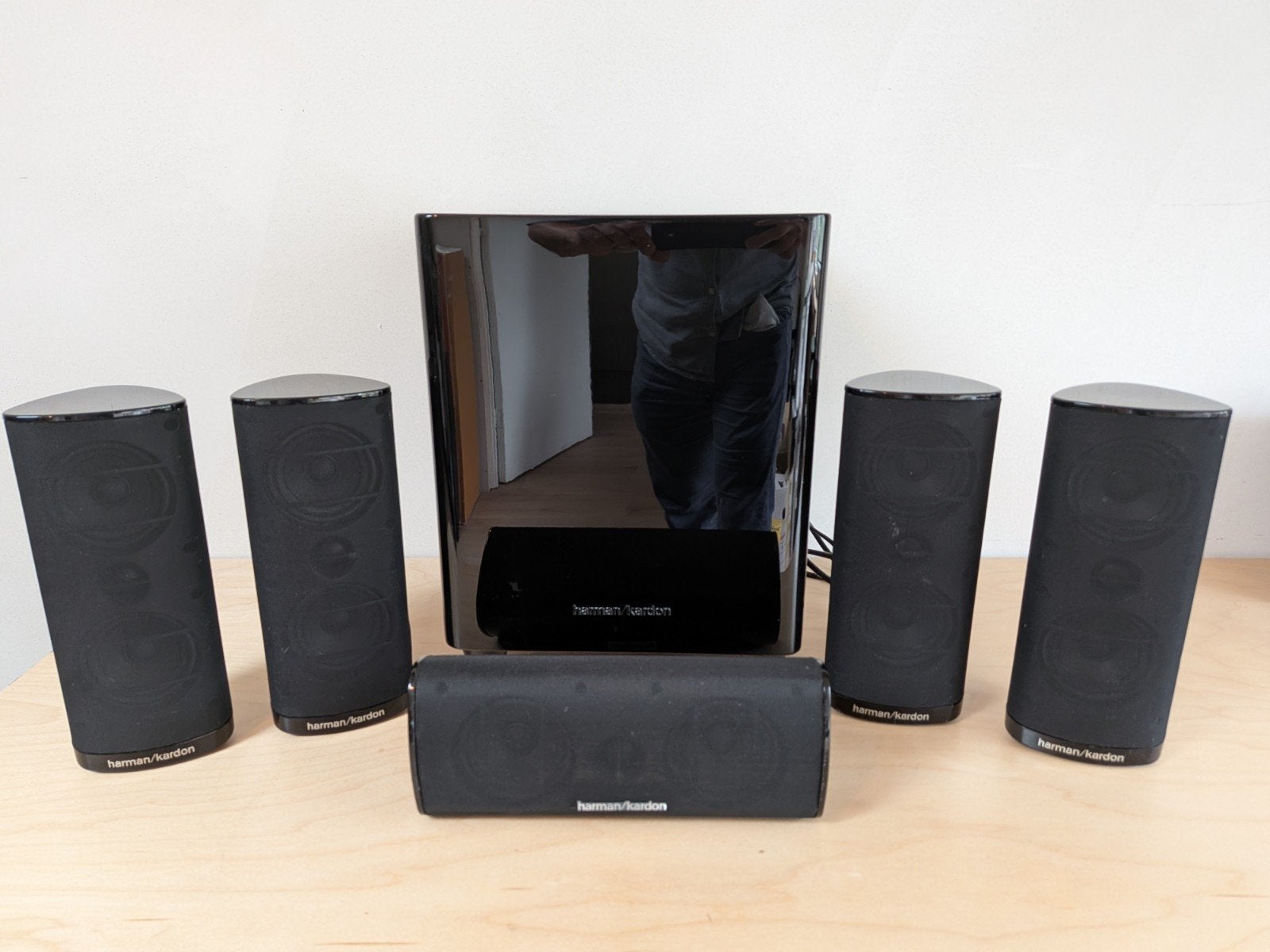 Harman Kardon HKTS210SUB/230 5.1 Home Cinema Systeem, Gebruikt, 70 watt of meer, 5.1-systeem, Overige spelers