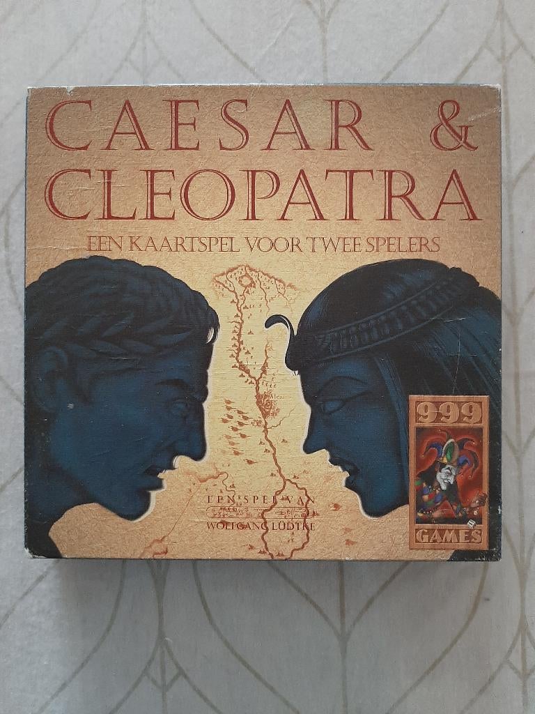 Caesar & Cleopatra -1997 -Card Game NL., Een of twee spelers, Verzenden, Gebruikt, 999 Games