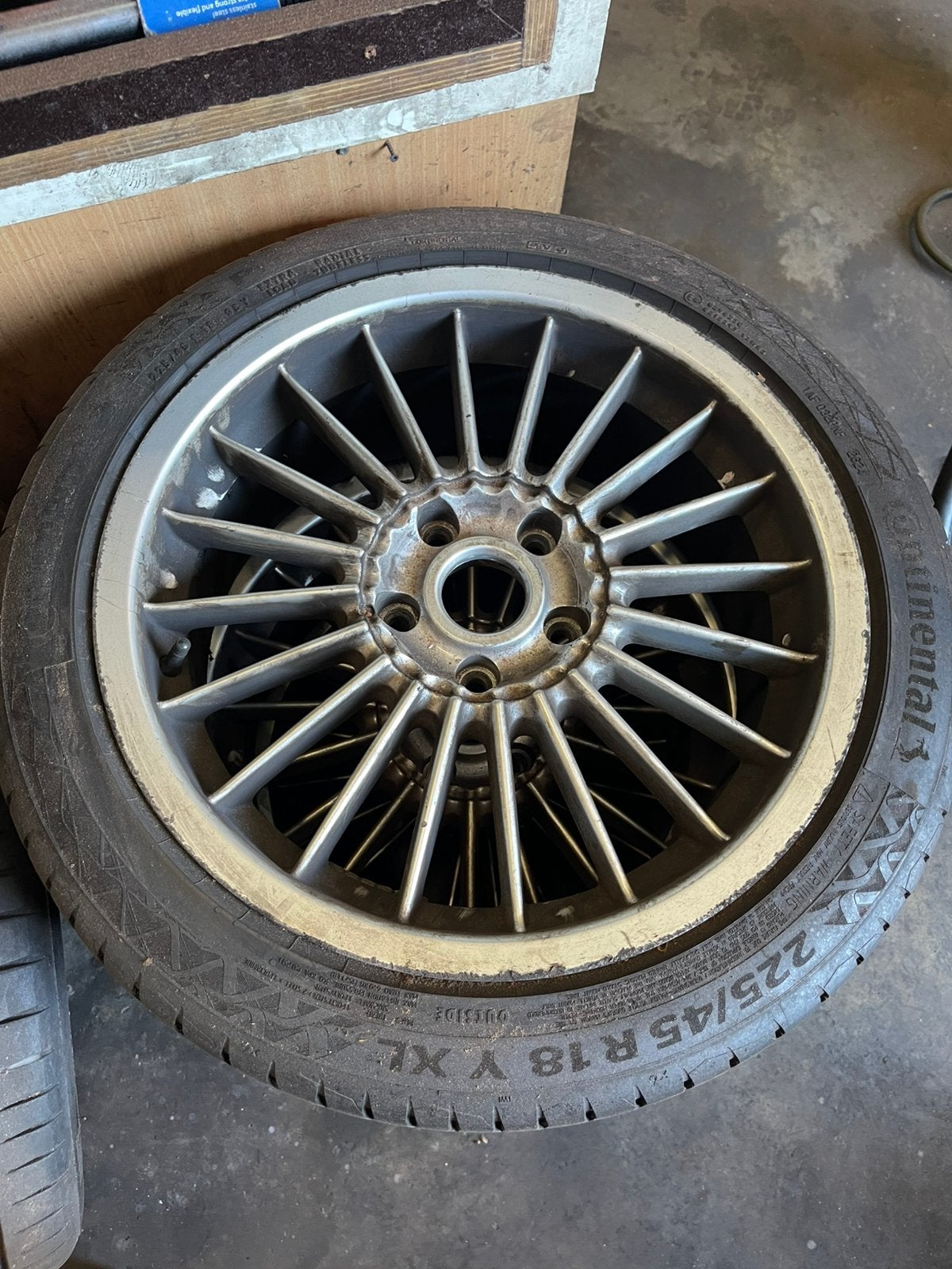 ALPINA replica Velgen + banden 18 INCH, Ophalen, Gebruikt