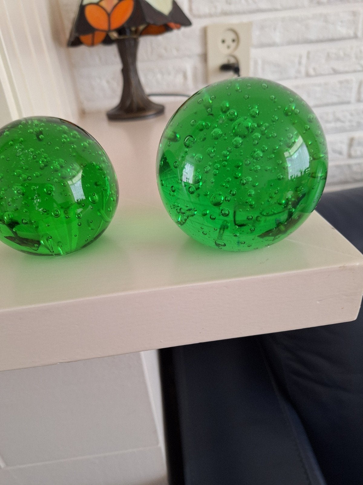 glazen bollen /press papier, Ophalen