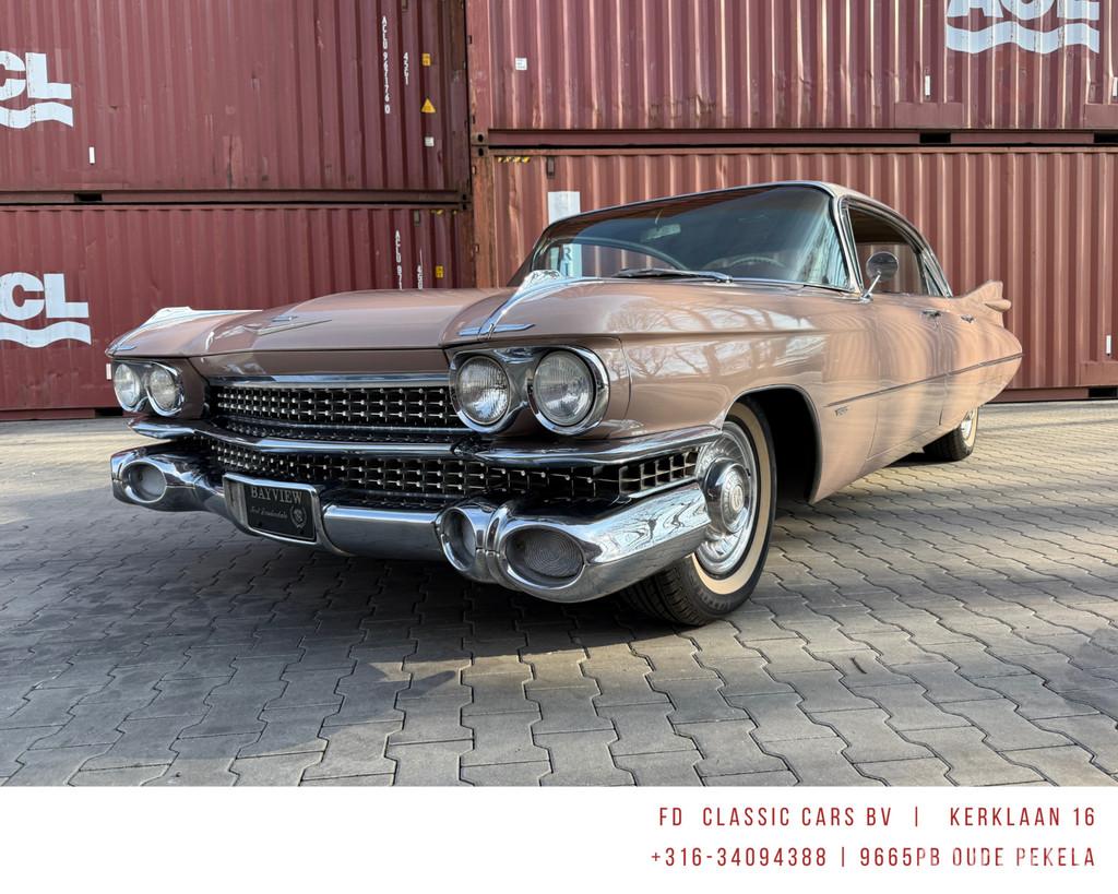 Cadillac Sedan Deville Series 62 6 Window, Auto's, Oldtimers, Achterwielaandrijving, Zwart, Overige kleuren, Leder en Stof