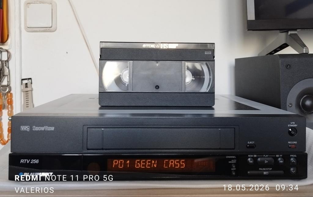 VHS VIDEO Recorder BLAUPUNKT RTV-256 ., Ophalen of Verzenden, Gebruikt